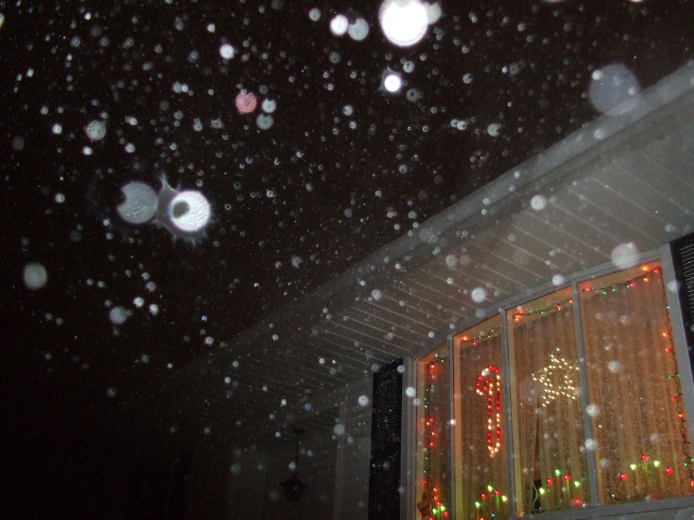 Snowy Night During the Holidays. By Zack Campbell